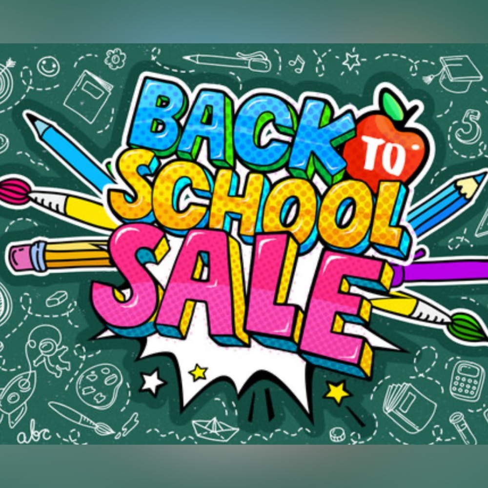 Back to school sale